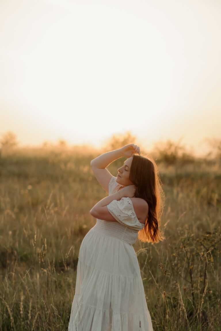 těhotenské focení v pražské přírodě