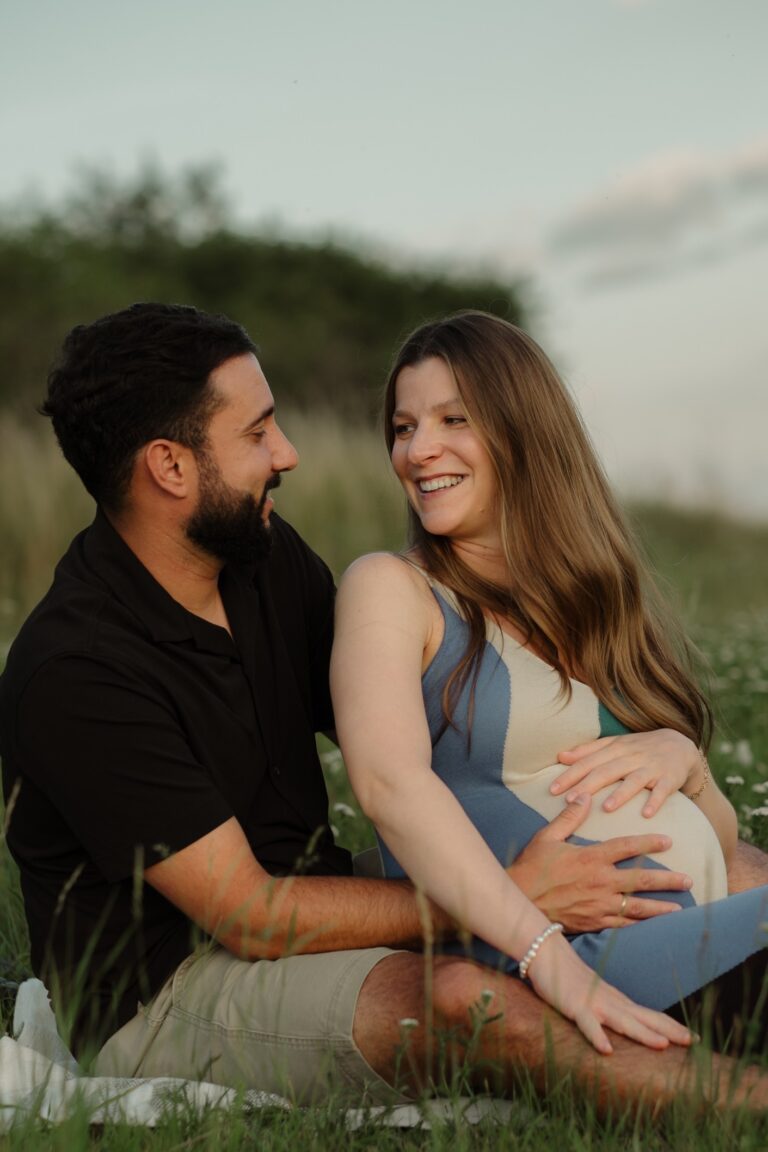 Těhotenské focení venku Praha