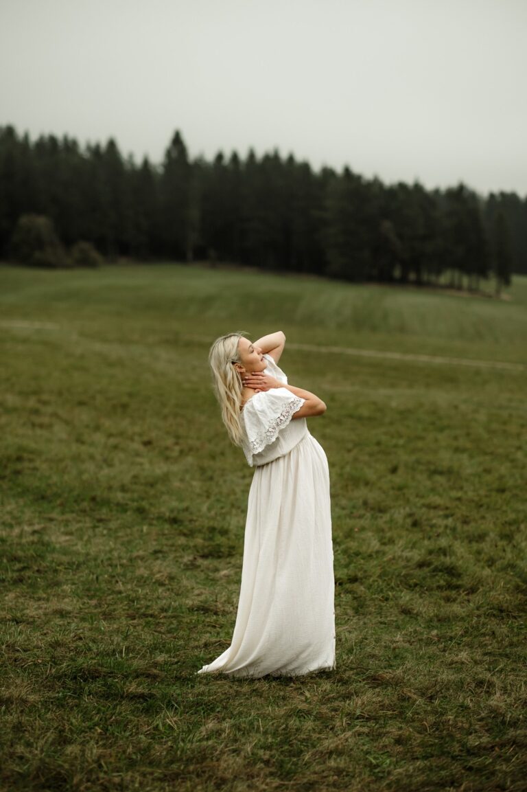 Těhotenské focení venku Liberec Jizerské hory